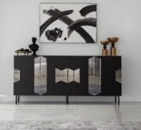 Dulăpior Trendy Viena Black/Smoke 180x80x40cm GTR001222 imaginea #1 — magazin online Desire.md