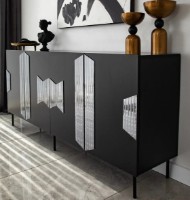 Dulăpior Trendy Viena Black/Smoke 180x80x40cm GTR001222 imaginea #3 — magazin online Desire.md