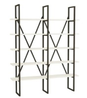 Etajeră Trendy Kinali White/Black 160x126x26cm GTR000525 imaginea #3 — magazin online Desire.md