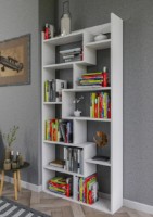 Etajeră Trendy Kuttap White 90x182x22cm GTR000480 imaginea #2 — magazin online Desire.md