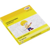 Пластилин Gamma Юный Художник 12 Цветов фото №4 — интернет-магазин Desire.md