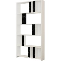 Etajeră Trendy Lima White/Black Marble 180x90x20cm GTR000436 imaginea #5 — magazin online Desire.md