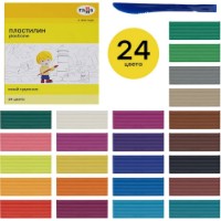 Пластилин Gamma Юный Художник 24 Цвета