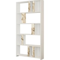 Etajeră Trendy Lima White/White Marble 180x90x20cm GTR000434 imaginea #4 — magazin online Desire.md