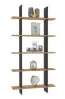 Etajeră Trendy Lina Anthracit/Sapphire Oak 160x80x46.4cm GTR000512 imaginea #2 — magazin online Desire.md