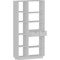 Etajeră Trendy Luma White 188.6x80.4x25cm GTR006033 imaginea #5 — magazin online Desire.md