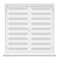 Rolete textile Msrolls Day Night Orizont V1 White 0.40x1.70m imaginea #3 — magazin online Desire.md