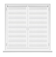 Rolete textile Msrolls Day Night Orizont V1 White 0.40x1.70m imaginea #1 — magazin online Desire.md