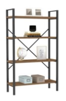 Etajeră Trendy Mina Black/Walnut 100x60x20cm GTR000514 imaginea #2 — magazin online Desire.md