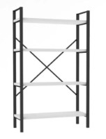 Etajeră Trendy Mina Black/White 100x60x20cm GTR000515 imaginea #3 — magazin online Desire.md