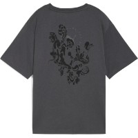 Tricou de dame Puma Chrome Graphic Dusky Gray, s.S imaginea #2 — magazin online Desire.md
