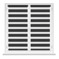 Rolete textile Msrolls Day Night Orizont V13 Anthracite 0.80x1.70m imaginea #1 — magazin online Desire.md