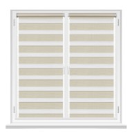 Rolete textile Msrolls Day Night Orizont V3 Beige 0.55x1.70m imaginea #1 — magazin online Desire.md