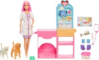 Păpușa Mattel Barbie: Fast Cast Veterinarian Clinic (JFX93) imaginea #4 — magazin online Desire.md