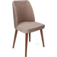 Scaun Trendy Tutku 344 Beige/Walnut 90x50x49cm GTR006921 2pcs imaginea #2 — magazin online Desire.md