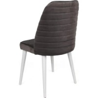 Scaun Trendy Tutku 321 Anthracit/White 90x50x49cm GTR006841 4pcs imaginea #4 — magazin online Desire.md