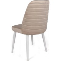 Scaun Trendy Tutku 326 Cream/White 90x50x49cm GTR006843 4pcs imaginea #3 — magazin online Desire.md