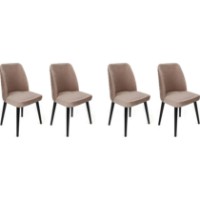 Set mobilă pentru bucătărie Trendy Tutku 304 Beige/Black 90x50x49cm GTR006838 4pcs imaginea #1 — magazin online Desire.md