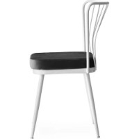 Scaun Trendy Yildiz 962 White/Anthracit 82x43x42cm GTR006752 2pcs imaginea #3 — magazin online Desire.md