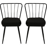 Scaun Trendy Yildiz 943 Black 82x43x43cm GTR006783 4pcs imaginea #2 — magazin online Desire.md