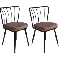 Scaun Trendy Yildiz 947 Black/Light Brown 82x43x42cm GTR006856 4pcs imaginea #1 — magazin online Desire.md