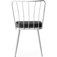 Scaun Trendy Yildiz 962 White/Anthracit 82x43x42cm GTR006753 4pcs imaginea #5 — magazin online Desire.md