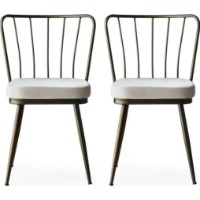 Scaun Trendy Yildiz 985 Black/Mink 82x43x42cm GTR006755 4pcs imaginea #4 — magazin online Desire.md