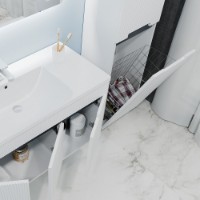 Dulap baie Bayro Positano 420x1900 R (123982) imaginea #3 — magazin online Desire.md