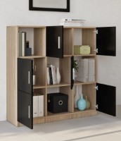 Dulăpior Trendy VO7-OB Oak/Black 119x121x37cm GTR006707 imaginea #3 — magazin online Desire.md