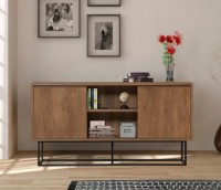 Dulăpior Trendy Zela Walnut/Black 140x72x36cm GTR006268