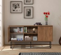 Dulăpior Trendy Zela Walnut/Black 140x72x36cm GTR006268 imaginea #2 — magazin online Desire.md