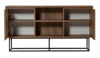 Dulăpior Trendy Zela Walnut/Black 140x72x36cm GTR006268 imaginea #3 — magazin online Desire.md