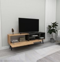 Тумба под ТВ Trendy Alba Pine Atlantic/Anthracit/Black 150x29.6x19.5cm GTR006350 фото №4 — интернет-магазин Desire.md