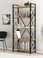 Etajeră Trendy Nero Elit Pine Atlantic/Black 180x90x34cm GTR006073