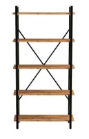 Etajeră Trendy Nero Elit Pine Atlantic/Black 180x90x34cm GTR006073 imaginea #4 — magazin online Desire.md