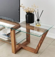 Тумба под ТВ Trendy Amalfi Walnut 158x35x35cm GTR000315 фото №2 — интернет-магазин Desire.md