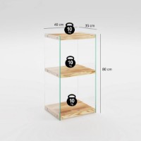 Etajeră Trendy Niagara R302 Oak 80x40x35cm GTR000497 imaginea #5 — magazin online Desire.md