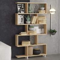 Etajeră Trendy Nilufer Oak 155x90x20cm GTR000410 imaginea #2 — magazin online Desire.md