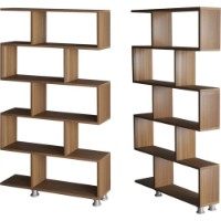 Etajeră Trendy Nilufer Walnut 155x90x20cm GTR000409 imaginea #2 — magazin online Desire.md