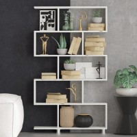 Etajeră Trendy Nilufer White 155x90x20cm GTR006010