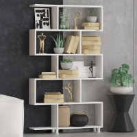 Etajeră Trendy Nilufer White 155x90x20cm GTR006010 imaginea #2 — magazin online Desire.md