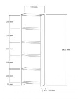 Etajeră Trendy Nou Walnut 160x50x19.6cm GTR000507 imaginea #5 — magazin online Desire.md