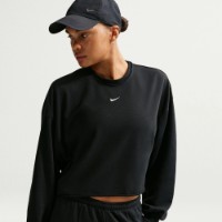 Hanorac damă Nike Sportswear Chill Terry Oversized French Terry Crew-Neck Black/Sail, s.XS imaginea #1 — magazin online Desire.md