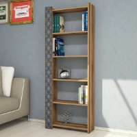 Etajeră Trendy Oras Walnut/Blue 170x64.6x24.2cm GTR000422