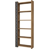 Etajeră Trendy Oras Walnut/Blue 170x64.6x24.2cm GTR000422 imaginea #2 — magazin online Desire.md