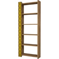 Etajeră Trendy Oras Walnut/Yellow 170x64.6x24.2cm GTR000426 imaginea #2 — magazin online Desire.md