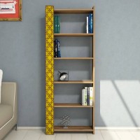 Etajeră Trendy Oras Walnut/Yellow 170x64.6x24.2cm GTR000426 imaginea #3 — magazin online Desire.md