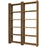 Etajeră Trendy Orasul Walnut 170x124.6x24.2cm GTR000459 imaginea #2 — magazin online Desire.md