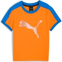 Tricou de dame Puma X Fenty T7 Slim Rickie Orange, s.M