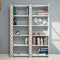 Etajeră Trendy Orasul White 170x124.6x24.2cm GTR000462 imaginea #3 — magazin online Desire.md